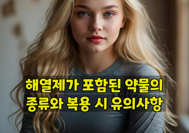 해열제가 포함된 약물의 종류와 복용 시 유의사항